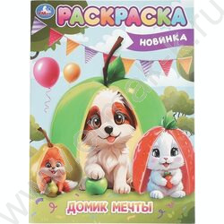 Раскраска А4 Домик мечты NEW | Фото 1