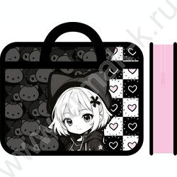 Папка д/тетрадей А4 пластик с ручками Эмми NEW | Фото 1