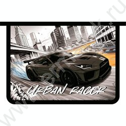 Папка д/тетрадей А4 пластик молния сверху Гонка в мегаполисе NEW | Фото 1