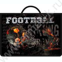 Папка д/тетрадей А4 пластик ручка-шнурок Удар NEW | Фото 1