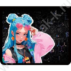 Папка д/тетрадей А5 фольгированный картон молния сверху Современная девушка NEW | Фото 1