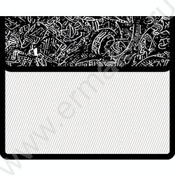 Папка д/тетрадей А5 пластик на липучке 2отд. Абстракция NEW | Фото 1