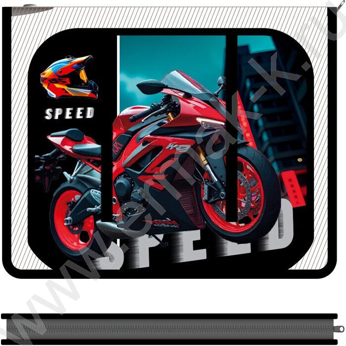 Папка д/труда А4 пластик молния вокруг Moto gt | Фото 1