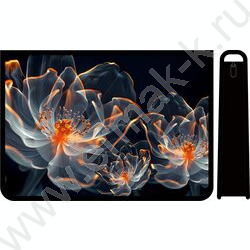 Папка д/труда А4 пластик молния сверху с дизайном Нежный букет NEW | Фото 1