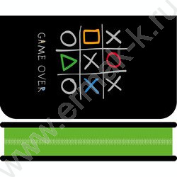 Пенал б/наполн. 1молния 190*115мм Game over /большой NEW | Фото 1