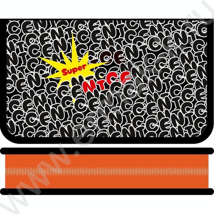 Пенал б/наполн. 1молния 190*115мм Nice /большой | Фото 1