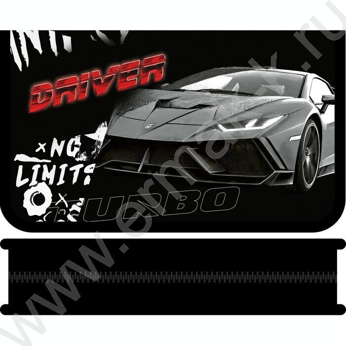 Пенал б/наполн. 1молния 205*115мм МАХ No rules /большой | Фото 1