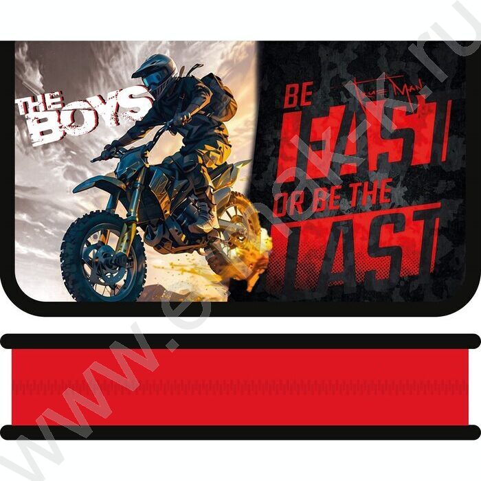 Пенал б/наполн. 1молния 190*115мм Самый быстрый /большой с откидной планкой | Фото 1