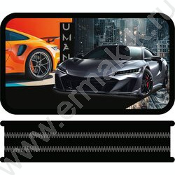Пенал б/наполн. 2молнии 205*105мм большой МАХ Sport car /тканевый торец NEW | Фото 1