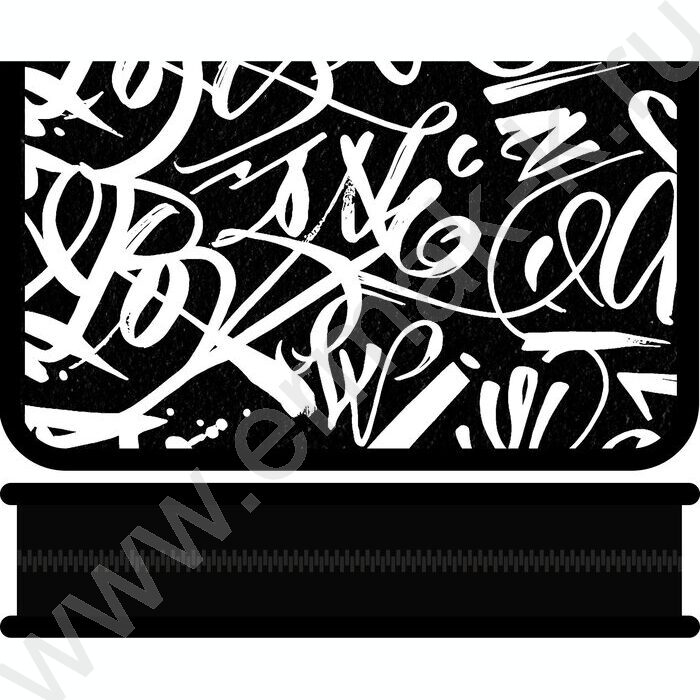 Пенал б/наполн. 1молния 190*115мм SOFT Каллиграфия | Фото 1