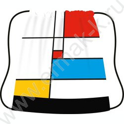 Сумка д/обуви 420*340 цветная с рисунком, ткань "Цветная геометрия" NEW | Фото 1