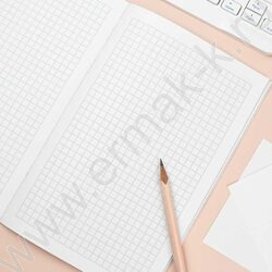 Блокнот  32л 120*185 "Сердечки на бежевом" /мат.лам./клетка NEW | Фото 8