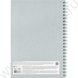 Блокнот  48л А5 спираль "Сердечки на сером" клетка/мат.лам. NEW | Фото 7