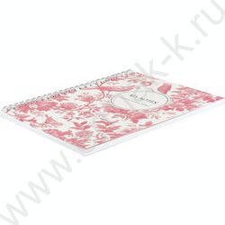 Блокнот  48л А5 спираль "Розовые птицы" клетка/мат.лам. NEW | Фото 2