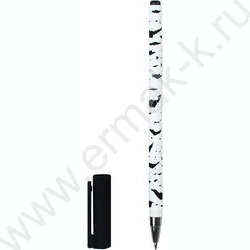 Ручка шар 0,5мм синяя Берёза/покрытие софт-тач/ | Фото 1