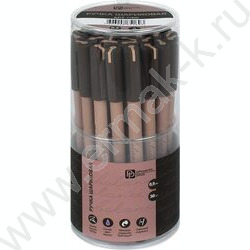 Ручка шар 0,5мм синяя Баланс.Коричневый /софт-тач/ | Фото 5