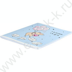 Тетрадь  48л клетка "Пушистые мечтатели" /мат.лам/ ассорти NEW | Фото 3