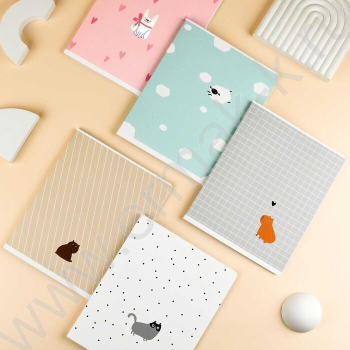 Тетрадь  48л клетка "Милые зверушки" /мат.лам/ ассорти | Фото 9