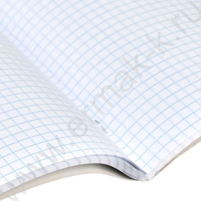 Тетрадь  48л клетка "Акварель" /ламинация "софт-тач" вельвет/ ассорти | Фото 4