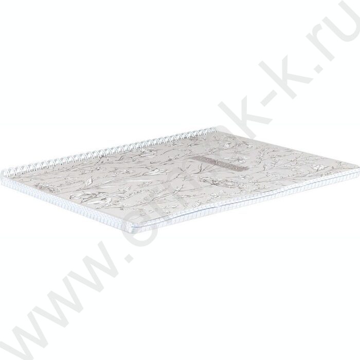 Тетрадь  96л А4 клетка/спираль "Цветочный паттерн" /мат.лам./ | Фото 2