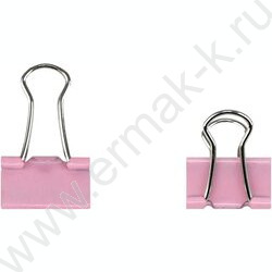 Зажим набор - 25шт "Чёрный котик" чёрный/ ПВХ-блистер на подложке NEW | Фото 2