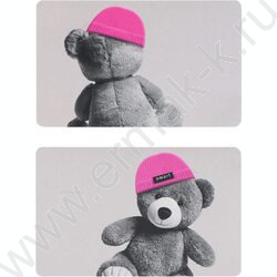 Наклейка на банковскую карту "Мишка в шапочке" 2шт/86*54мм NEW | Фото 2