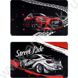 Наклейка на банковскую карту "Городские гонки" 2шт/86*54мм NEW | Фото 2