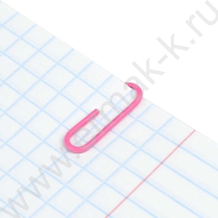 Скрепки 28мм /100шт малиновые "Мишка в шапочке" | Фото 3