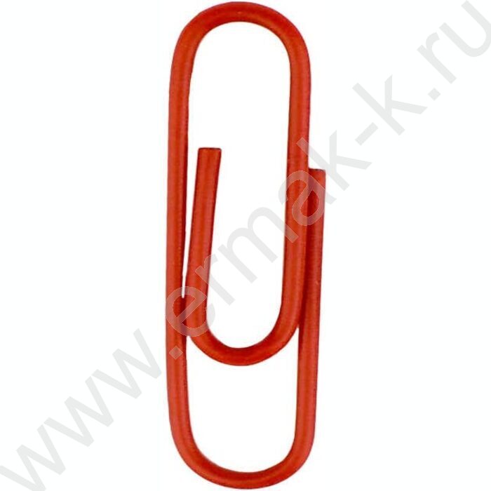 Скрепки 28мм / 40шт красные "Плюшевый мишка" /ПВХ-пакет с многоразовой струнной застёжкой (зип-л | Фото 2