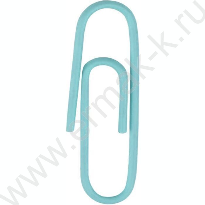 Скрепки 28мм / 40шт мятные "Котёнок в коробке" /ПВХ-пакет с многоразовой струнной застёжкой (зип | Фото 2