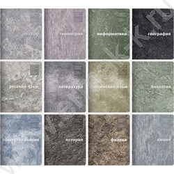 Тетрадь предметная 48л Набор 12шт "ЕСО Текстура" /матов. лам. NEW | Фото 1