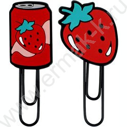 Закладка-скрепка "Клубника"  /набор 2шт  /ассорти NEW | Фото 2