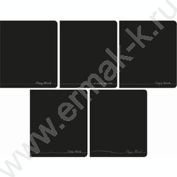 Тетрадь  48л клетка "Черная" /мел.карт., глянц.лам. /ассорти NEW | Фото 1