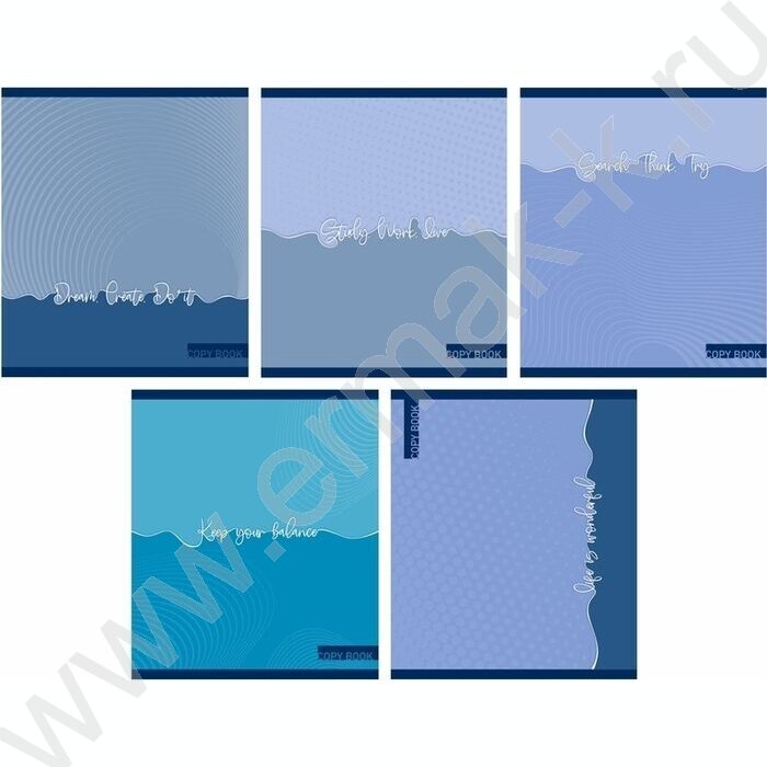 Тетрадь  48л клетка "Дуэт" /мел.карт., лам. soft touch /ассорти | Фото 1