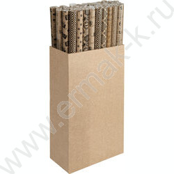 Бумага упаковочная  70*100см Kraft Unlimited 1л в рулоне / 10 дизайнов/ассорти | Фото 8