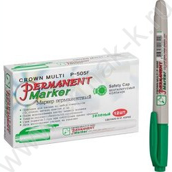 Маркер перм. /зеленый/ 1мм круг "Multi Marker Super Slim" | Фото 2