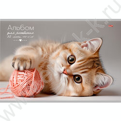 Альбом д/рисования 32л "Котики" ассорти NEW | Фото 2