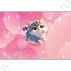 Альбом д/рисования 40л "Котики-3" ассорти NEW | Фото 5