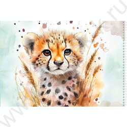 Альбом д/рисования-спираль 40л "Милые животные-6" ассорти NEW | Фото 5