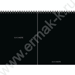 Блокнот  80л А5 спираль "Чёрный цвет-5" ассорти NEW | Фото 1