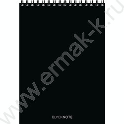 Блокнот  80л А5 спираль "Чёрный цвет-5" ассорти NEW | Фото 3