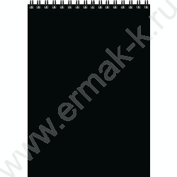 Блокнот  80л А5 спираль "Чёрный цвет-5" ассорти NEW | Фото 5