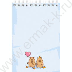 Блокнот  40л А6 спираль "Милые животные-9" ассорти NEW | Фото 5