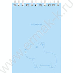 Блокнот  40л А6 спираль "Нежная капибара" ассорти NEW | Фото 4