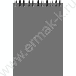 Блокнот  40л А6 спираль "Оттенки серого" ассорти NEW | Фото 2