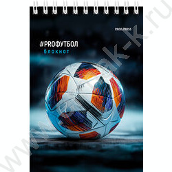 Блокнот  40л А6 спираль "Разные футбольные мячи-5" ассорти NEW | Фото 5