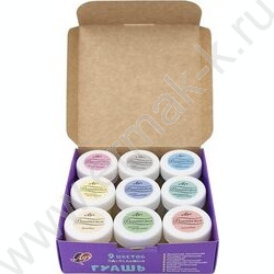 Гуашь   9цв пастельные 15мл "Фантазия" NEW | Фото 4