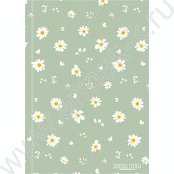 Зап. книжка  80л А5 тв.обл. "Цветочный паттерн-18" /глянец/лен/ NEW | Фото 2