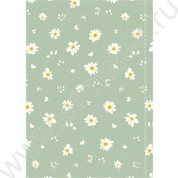 Зап. книжка  80л А5 тв.обл. "Цветочный паттерн-18" /глянец/лен/ NEW | Фото 4