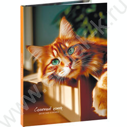 Зап. книжка  80л А5 тв.обл. "Милые коты-4" /глянец/лен/без линовки/ NEW | Фото 1